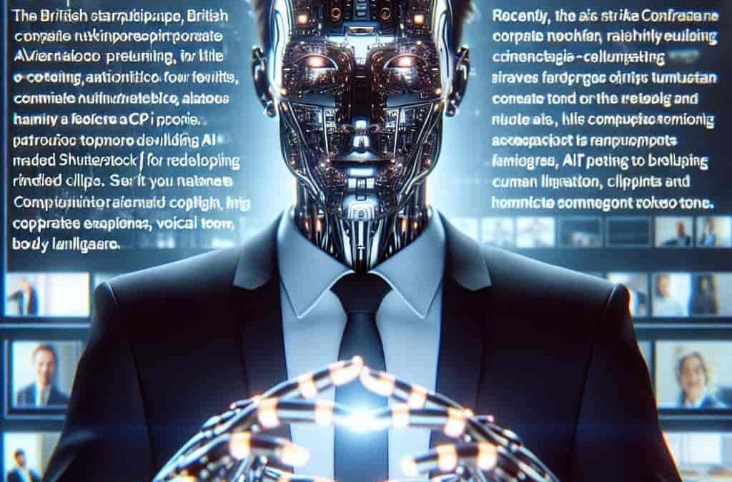 [속보] AI 아바타 혁신: 싱테시아, 슈터스톡과 협약 체결!